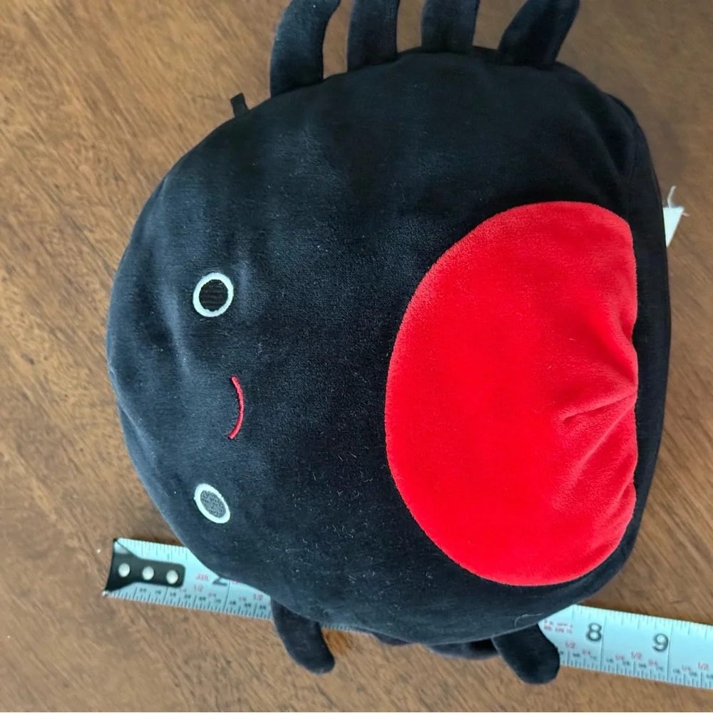 Squishmallows 2018 Halloween Squad 8-inch Bella The‎ Spider Black Kellytoys EUC